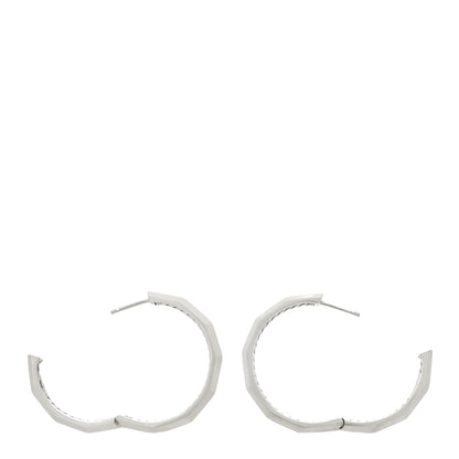 David Yurman Sterling Silver Stax Hoop Earrings 3 of 5