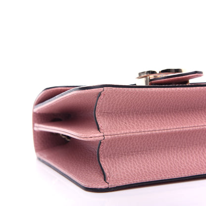 Gucci Dollar Calfskin Small Interlocking G Shoulder Bag Soft Pink 8 of 10