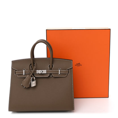 Hermes Epsom Birkin Sellier 25 Etoupe 11 of 11