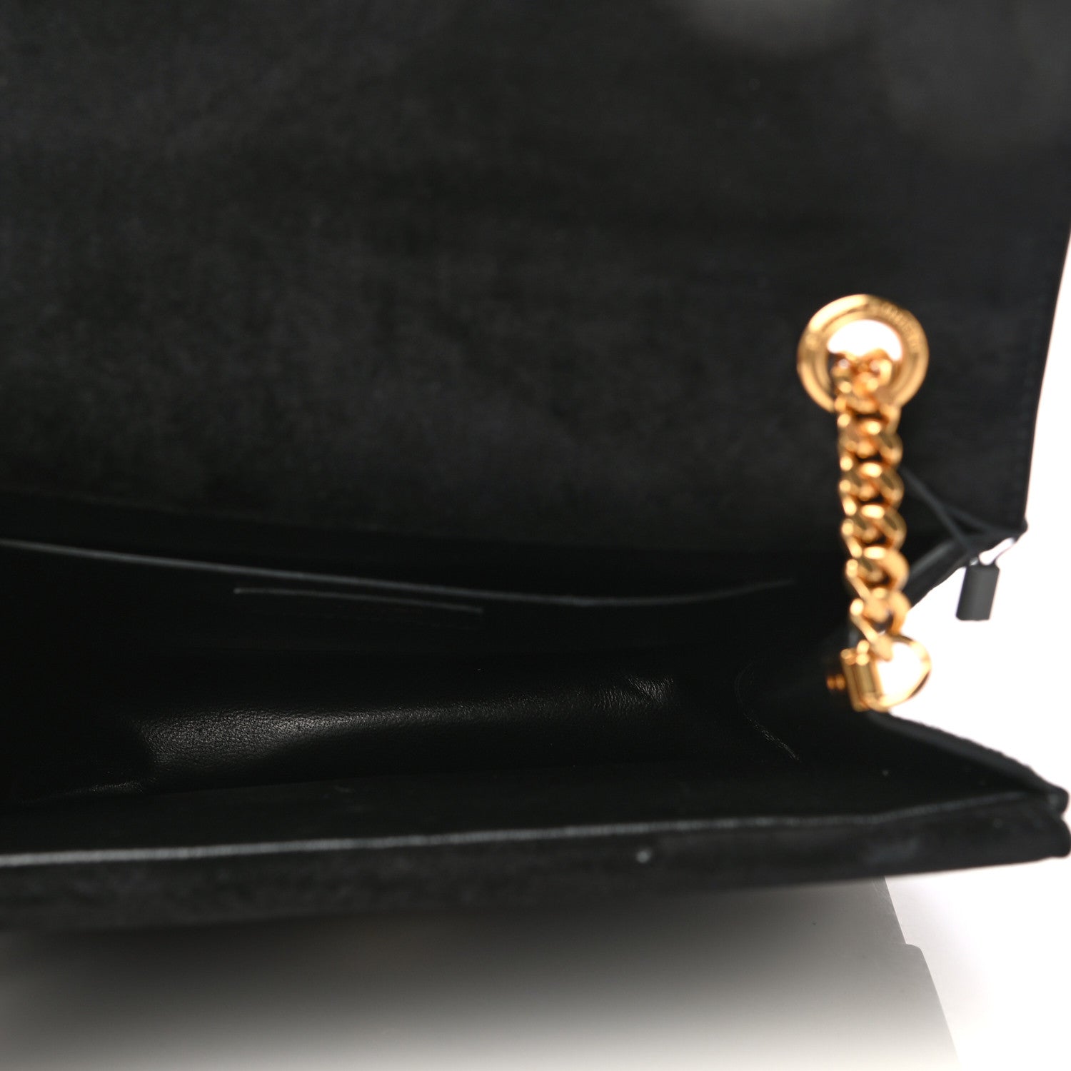 Saint Laurent Suede Sulpice Monogram Medium Shoulder Bag Black 5 of 16