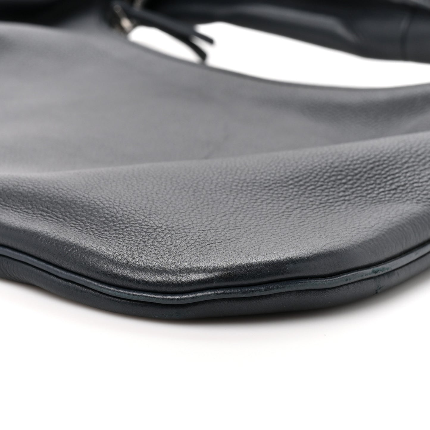 Grained Calfskin Small Everyday Shoulder Bag Midnight