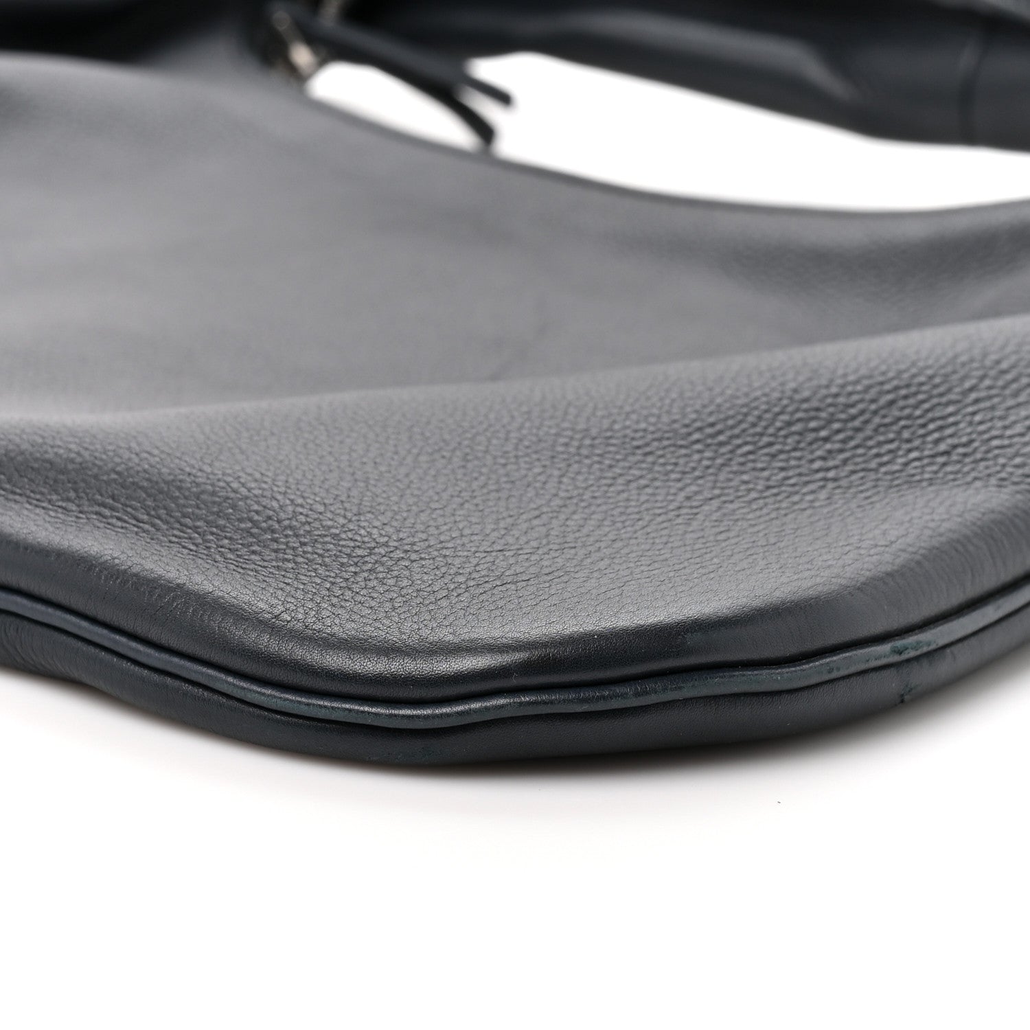 The Row Grained Calfskin Small Everyday Shoulder Bag Midnight 8 of 9
