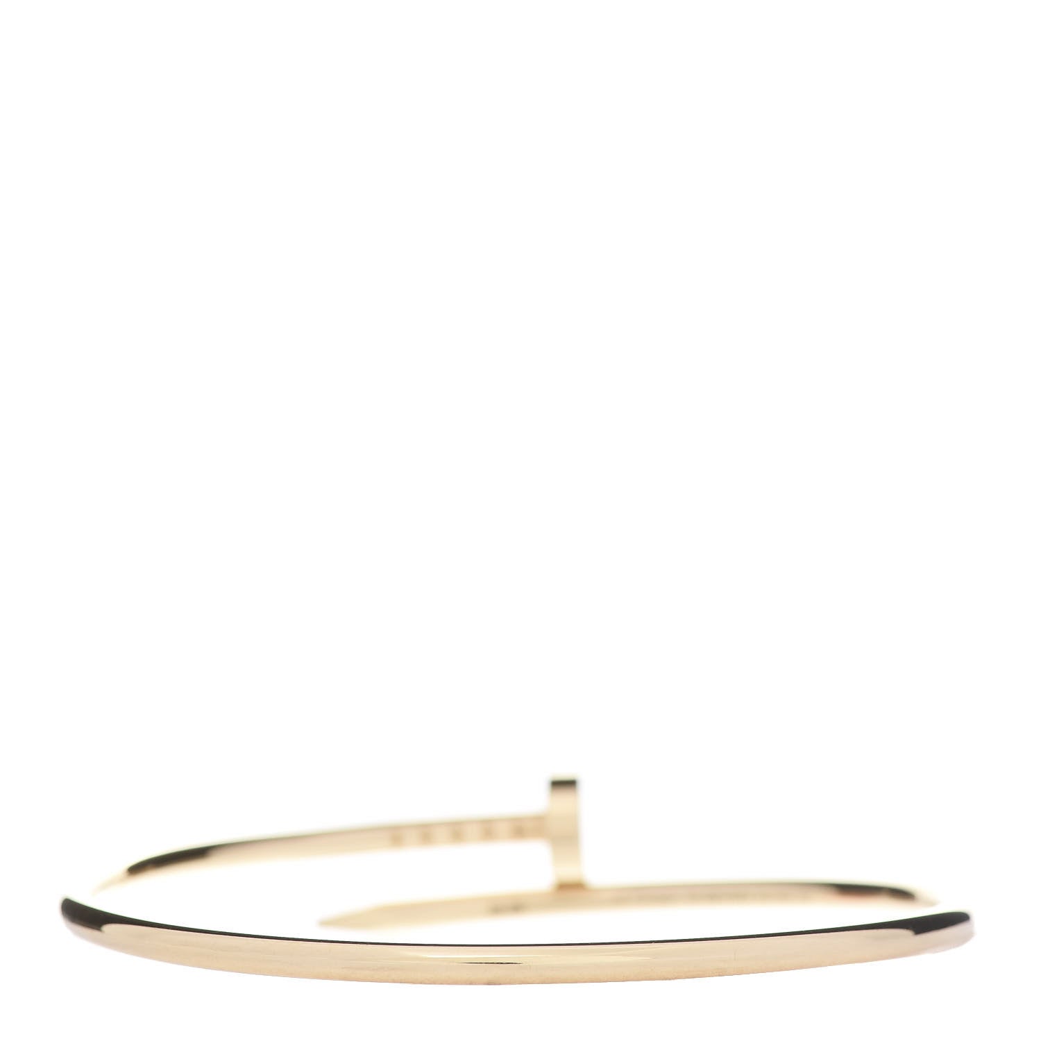 Cartier 18K Yellow Gold Small Juste Un Clou Bracelet 15 3 of 6