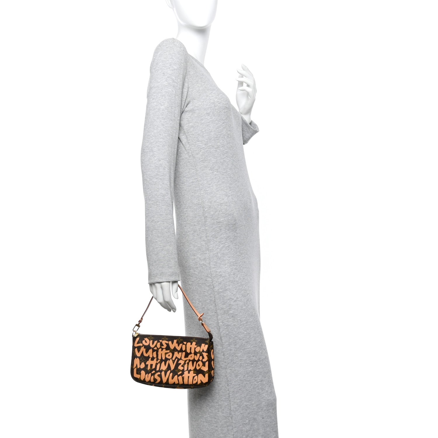 Louis Vuitton Monogram Graffiti Pochette Accessories Peach 2 of 11