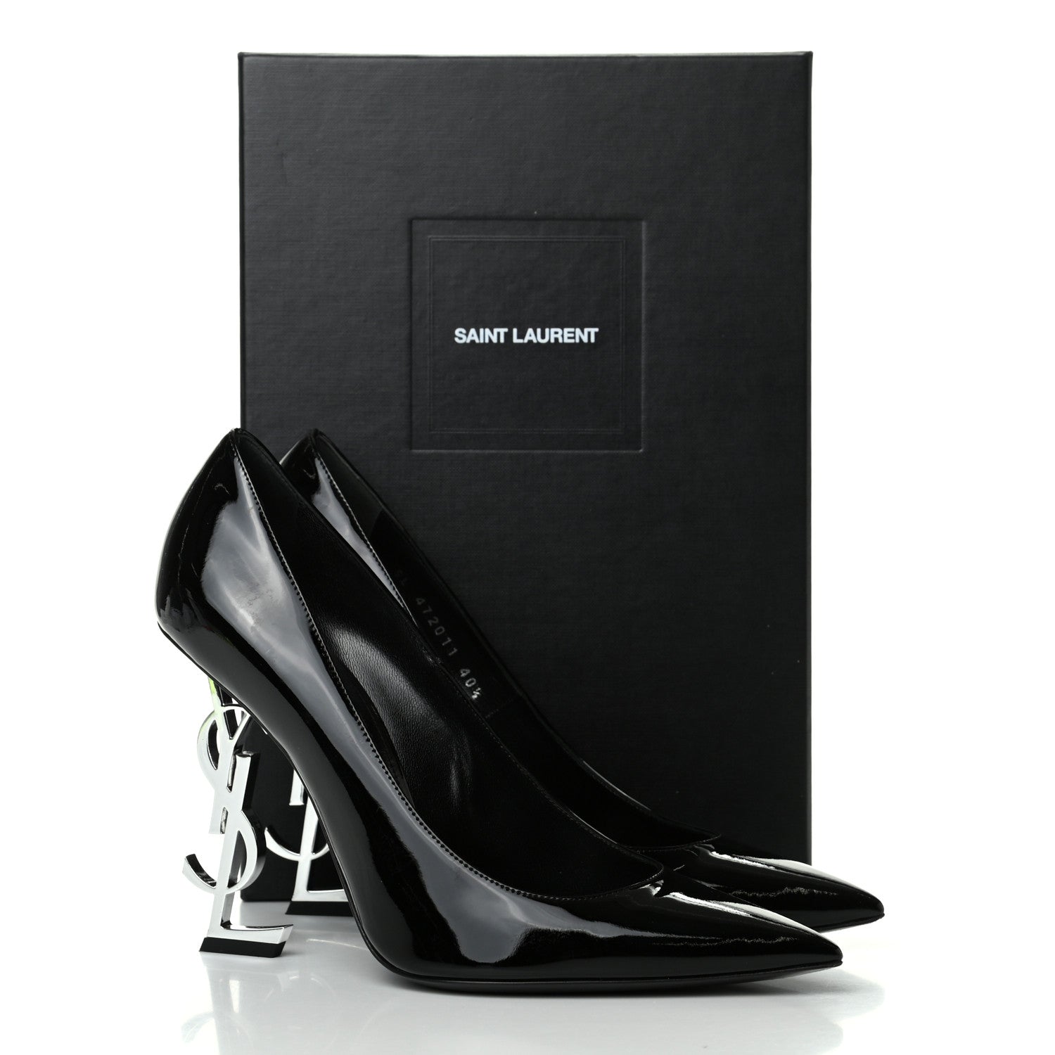 Saint Laurent Patent Opyum 110 Pumps 40.5 Black 9 of 9