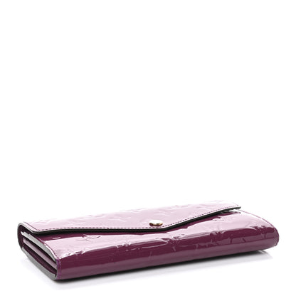 Louis Vuitton Vernis Sarah Wallet NM Amethyste 3 of 4
