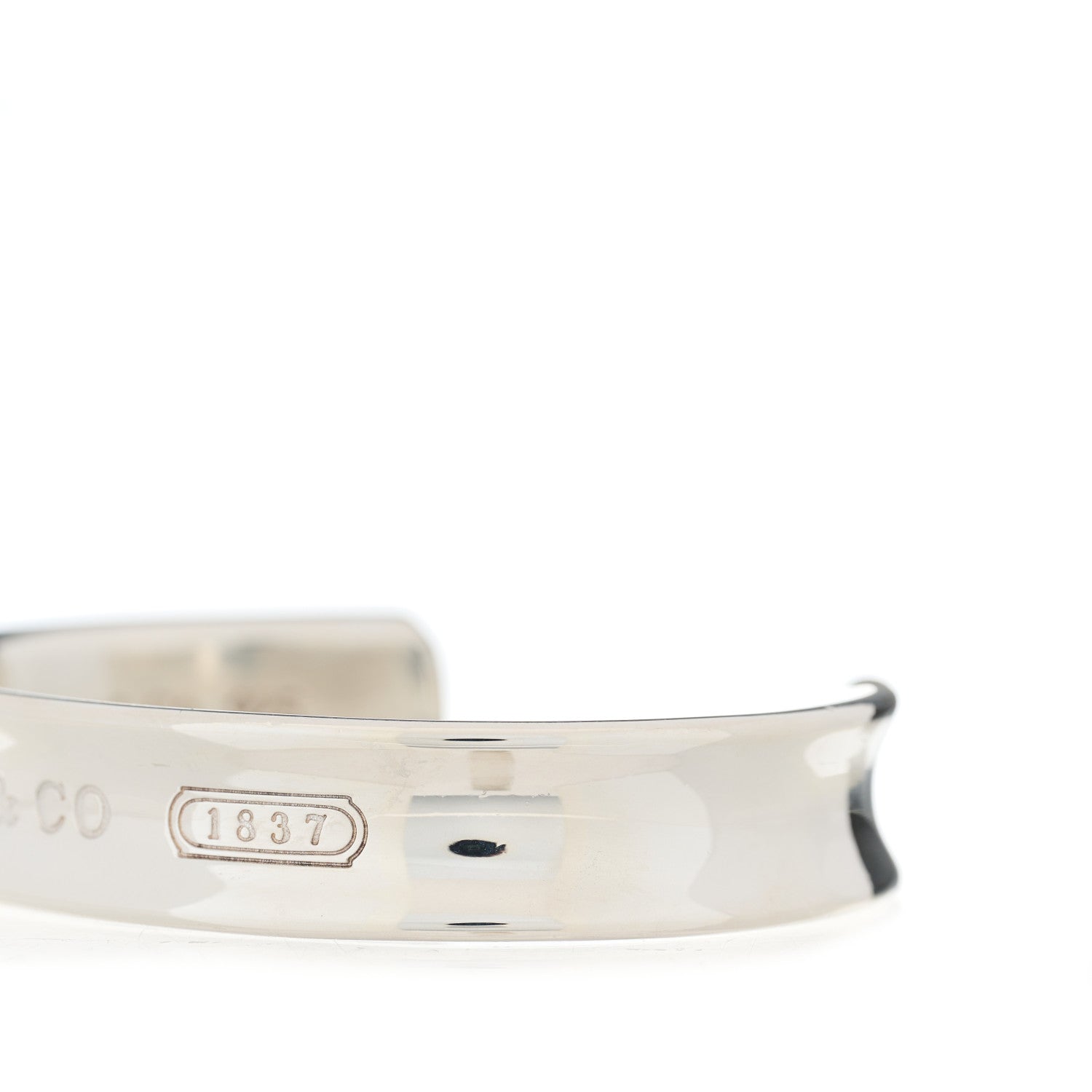 Tiffany Sterling Silver 1837 Cuff Bracelet 4 of 6
