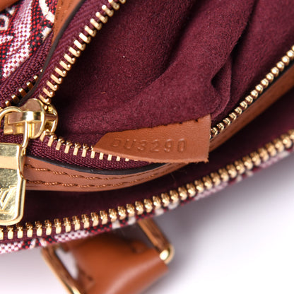 Louis Vuitton Jacquard Since 1854 Speedy Bandouliere 25 Bordeaux 5 of 11