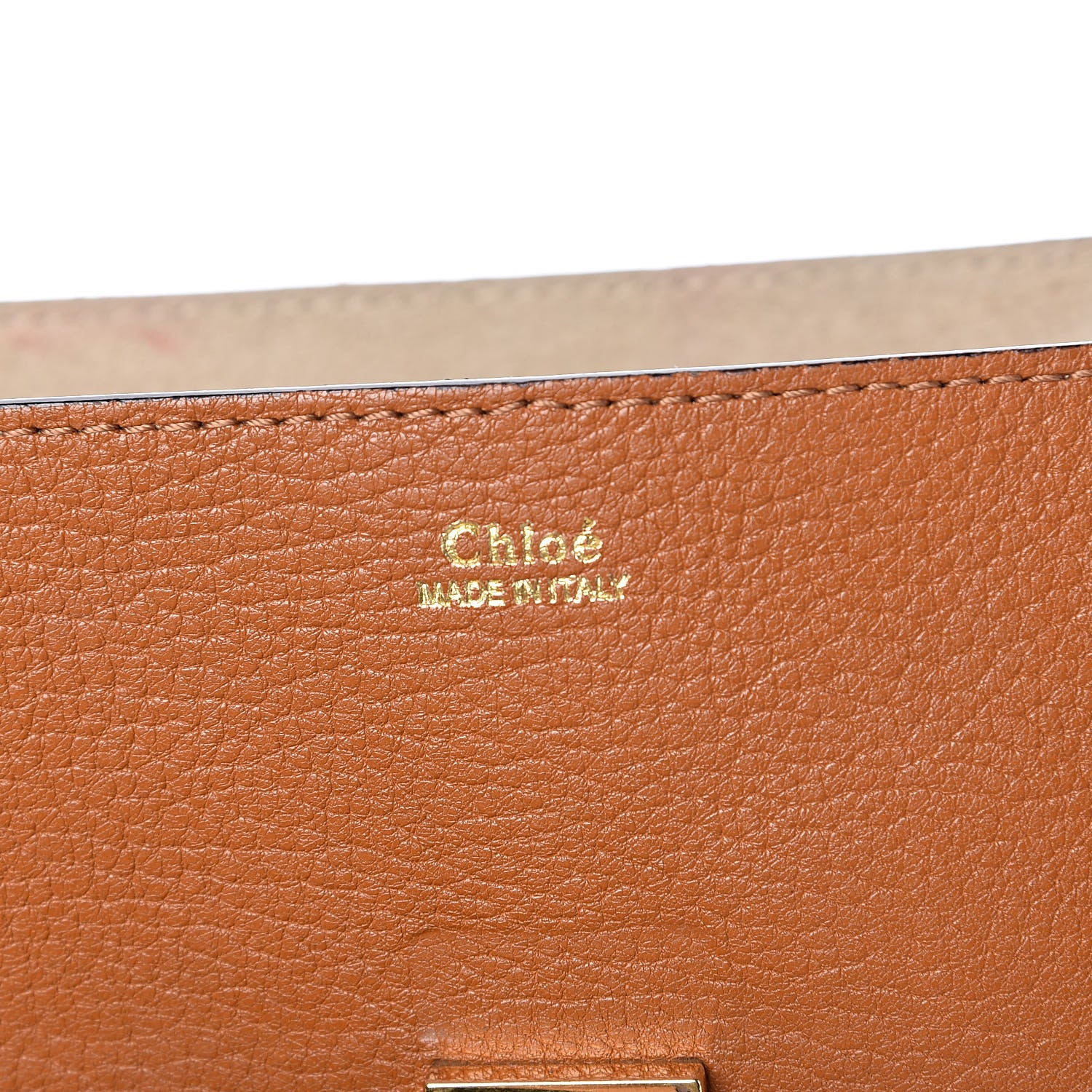 Chloe Grained Lambskin Drew Shoulder Bag Caramel 6 of 12