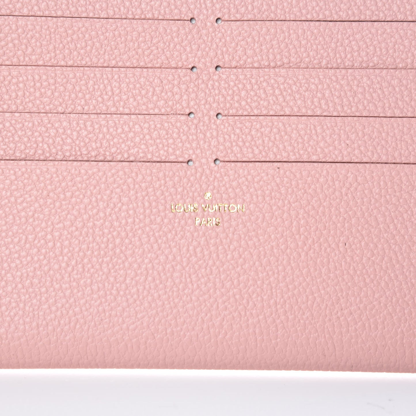 Calfskin Felicie Card Holder Insert Rose Ballerine