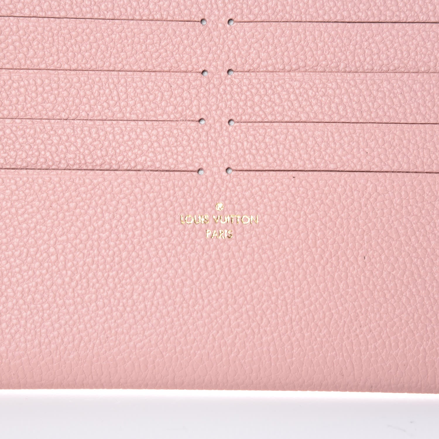 Louis Vuitton Calfskin Felicie Card Holder Insert Rose Ballerine 8 of 8
