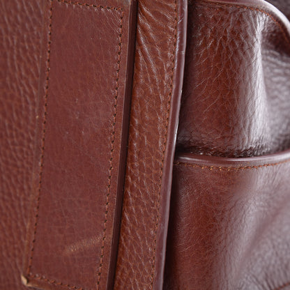 Saint Laurent Grained Calfskin Medium Supple Sac De Jour Dark Brown 16 of 17