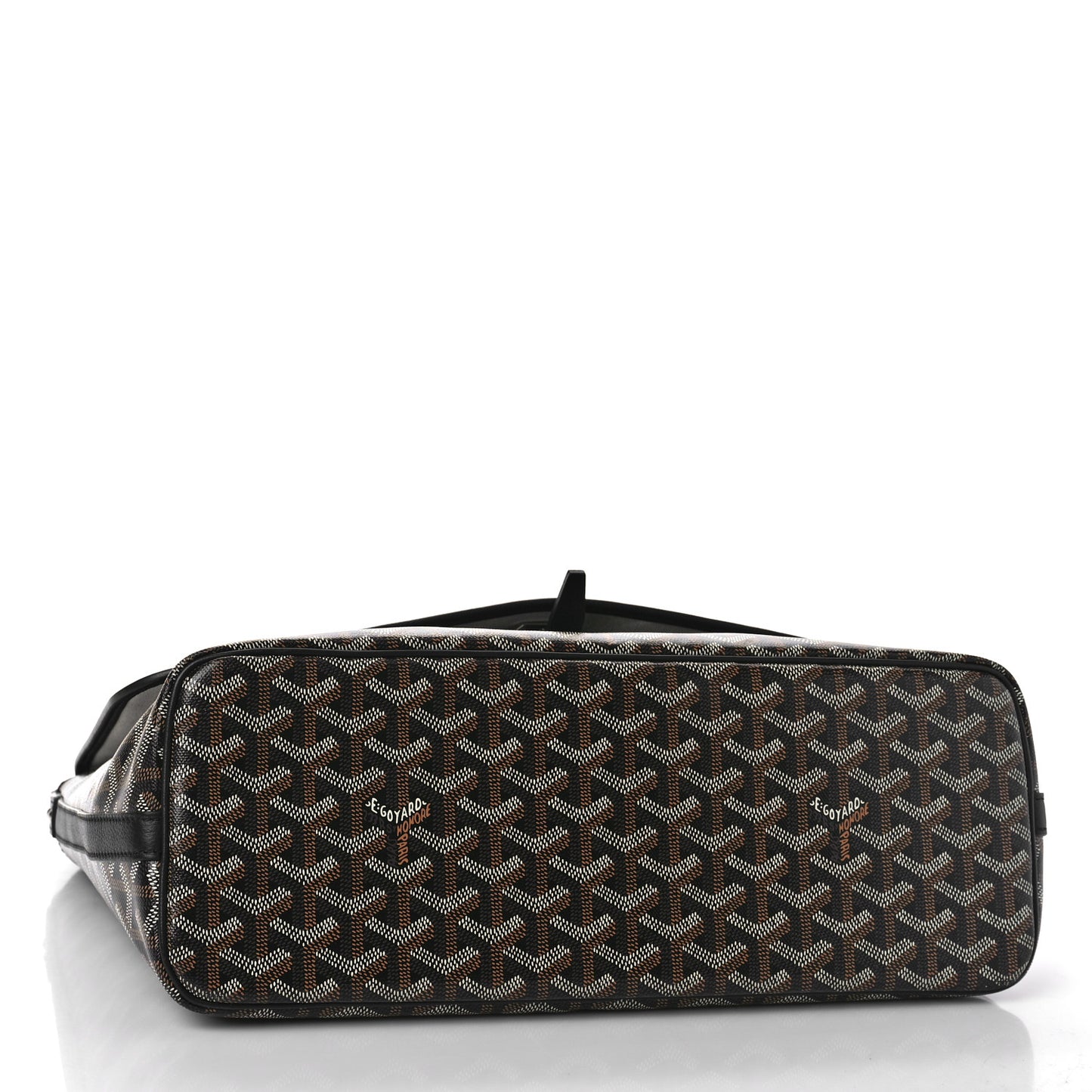 Goyardine Capetien Messenger Bag Black