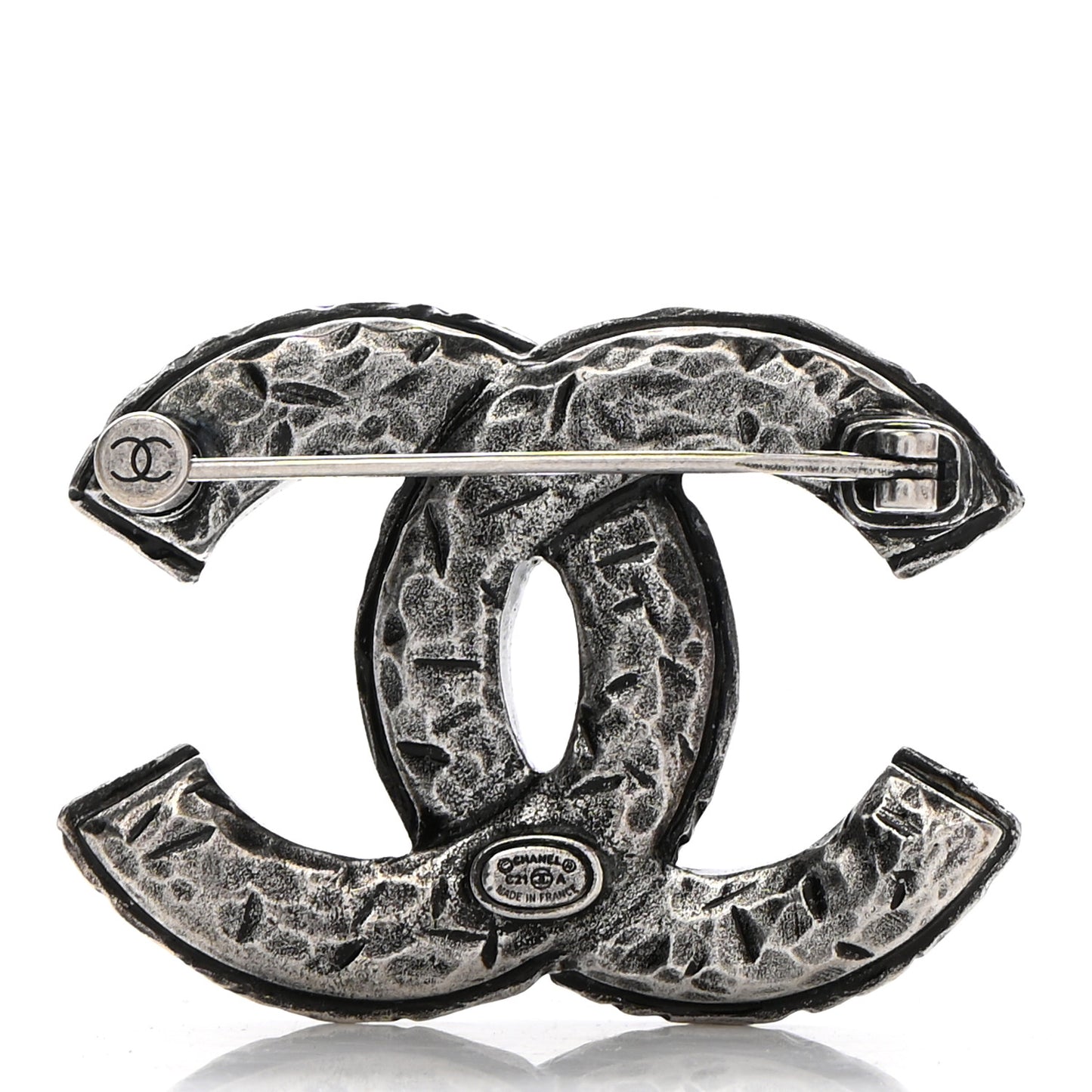 Ruthenium Crystal CC Brooch