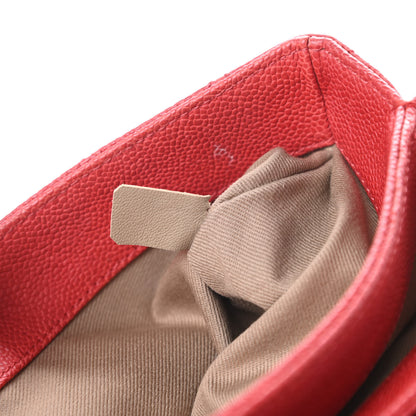 Chanel Caviar Quilted Medium Simply CC Flap Red 14 of 21