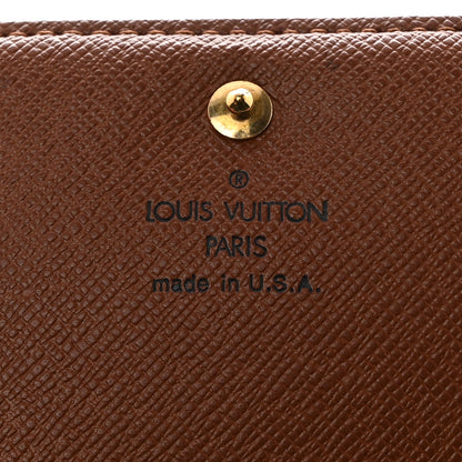 Louis Vuitton Monogram Porte-Monnaie Tresor Wallet 7 of 9