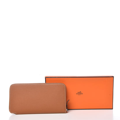 Hermes Epsom Silk'In Wallet Gold 8 of 8