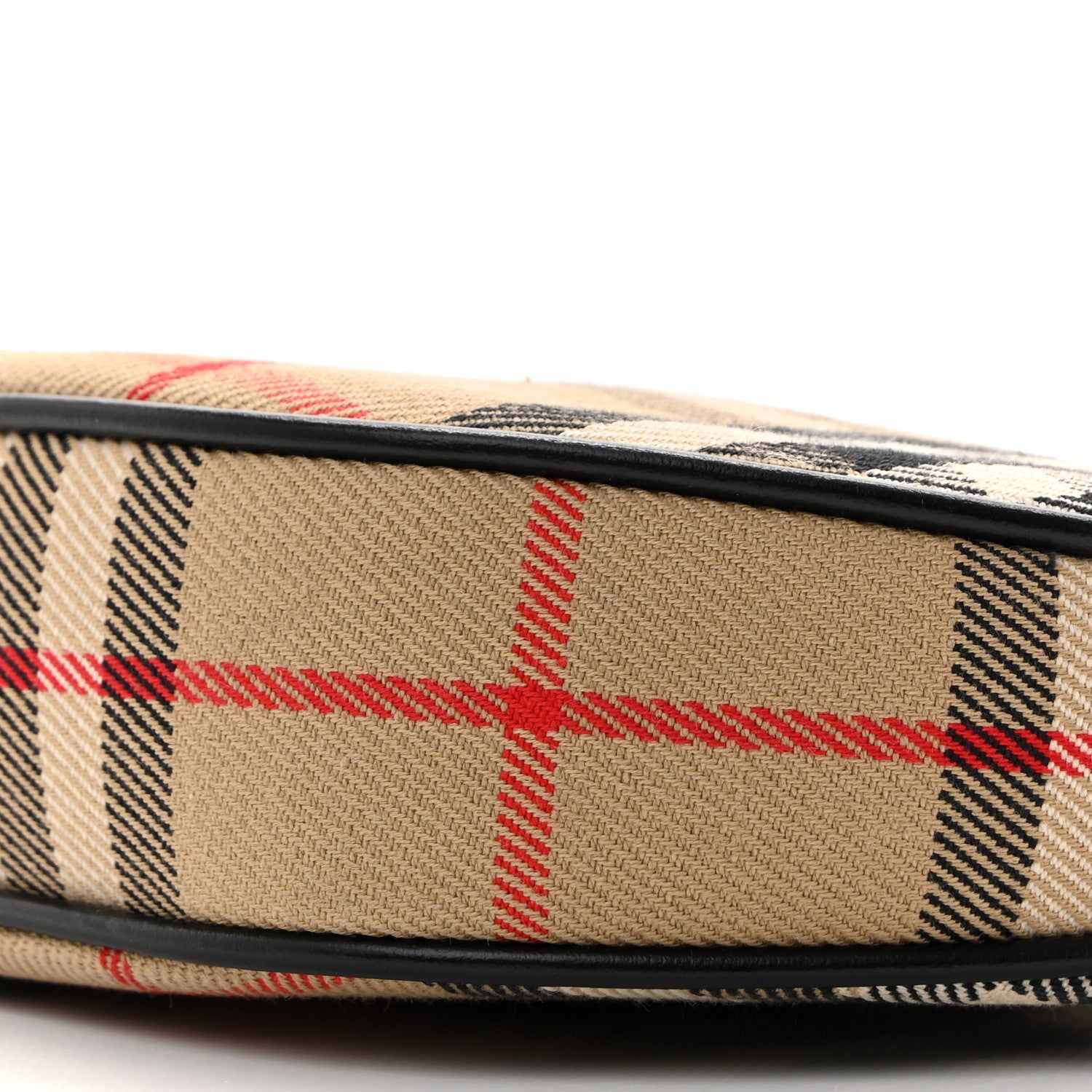 Burberry Vintage Check Calfskin Olympia Slim Pouch Archive Beige 10 of 13