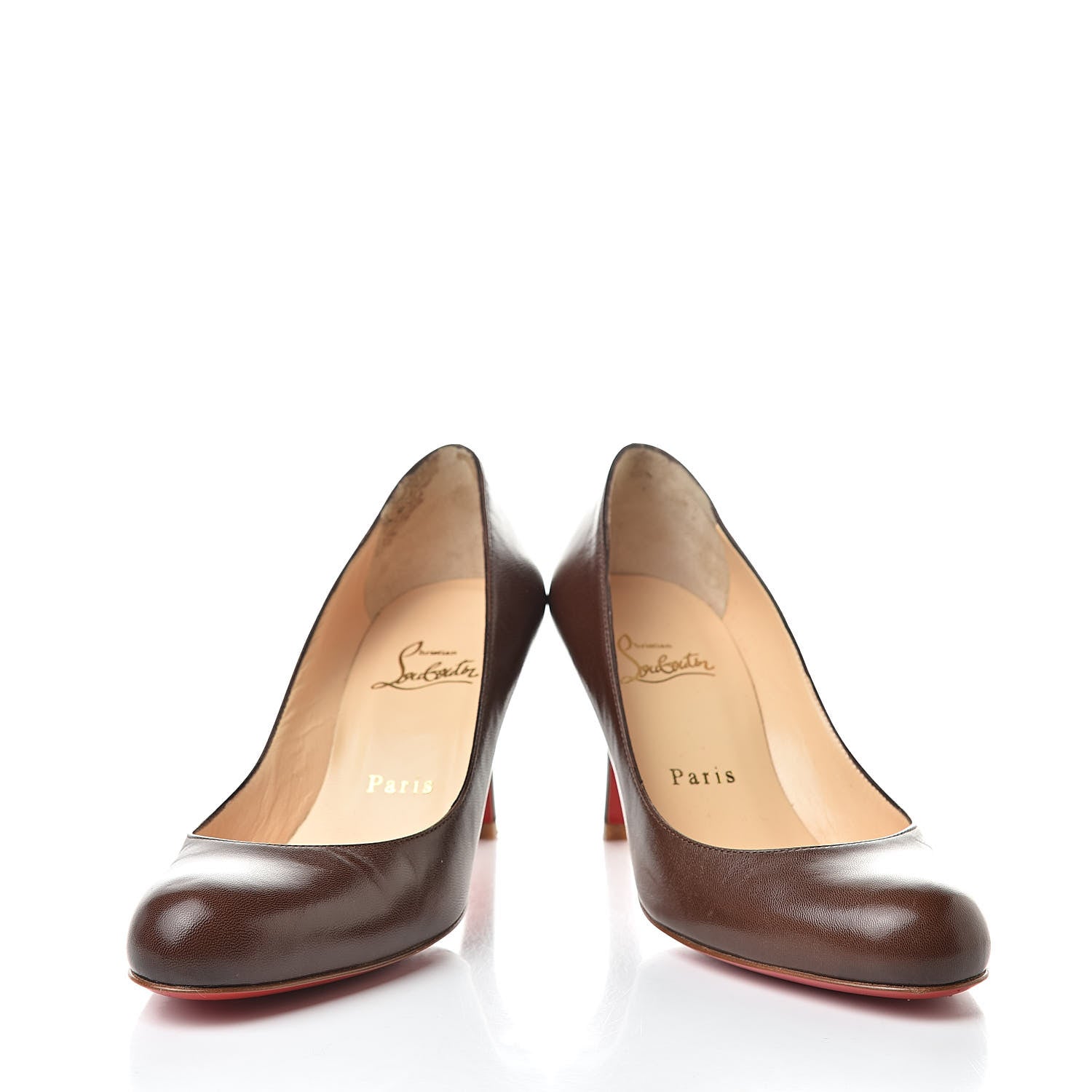 Christian Louboutin Kid Simple 70 Pumps 36.5 Brown 6 of 16
