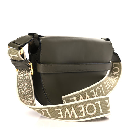Loewe Calfskin Jacquard Small Gate Dual Bag Autumn Green 3 of 10