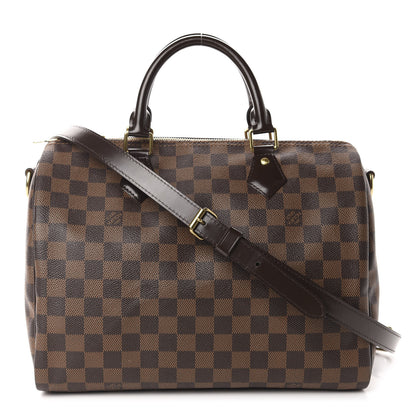 Louis Vuitton Damier Ebene Speedy Bandouliere 30 1 of 10