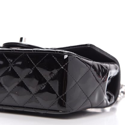 Chanel Patent Calfskin Quilted Mini Rectangular Flap Black 7 of 10