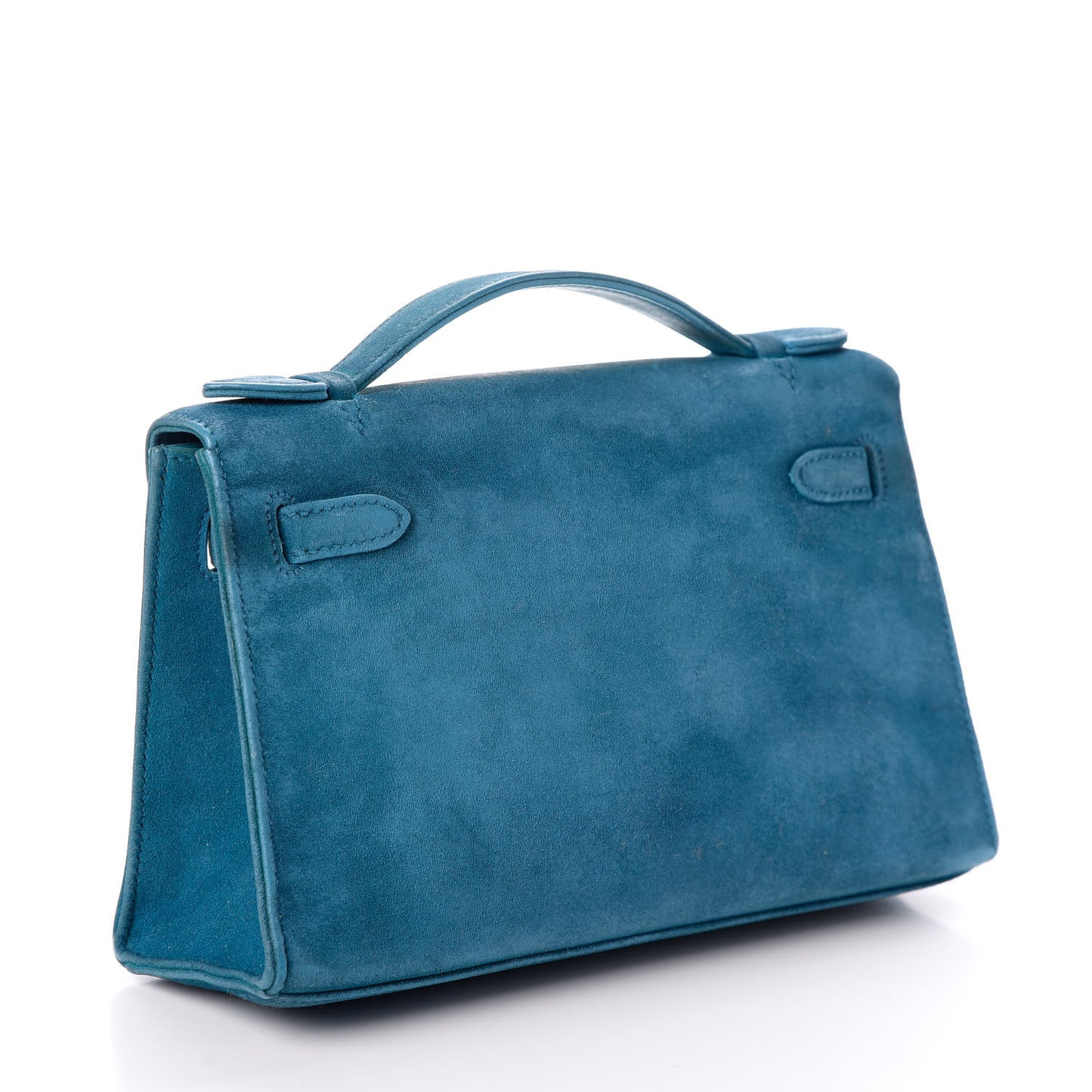 Veau Doblis Kelly Pochette Turquoise