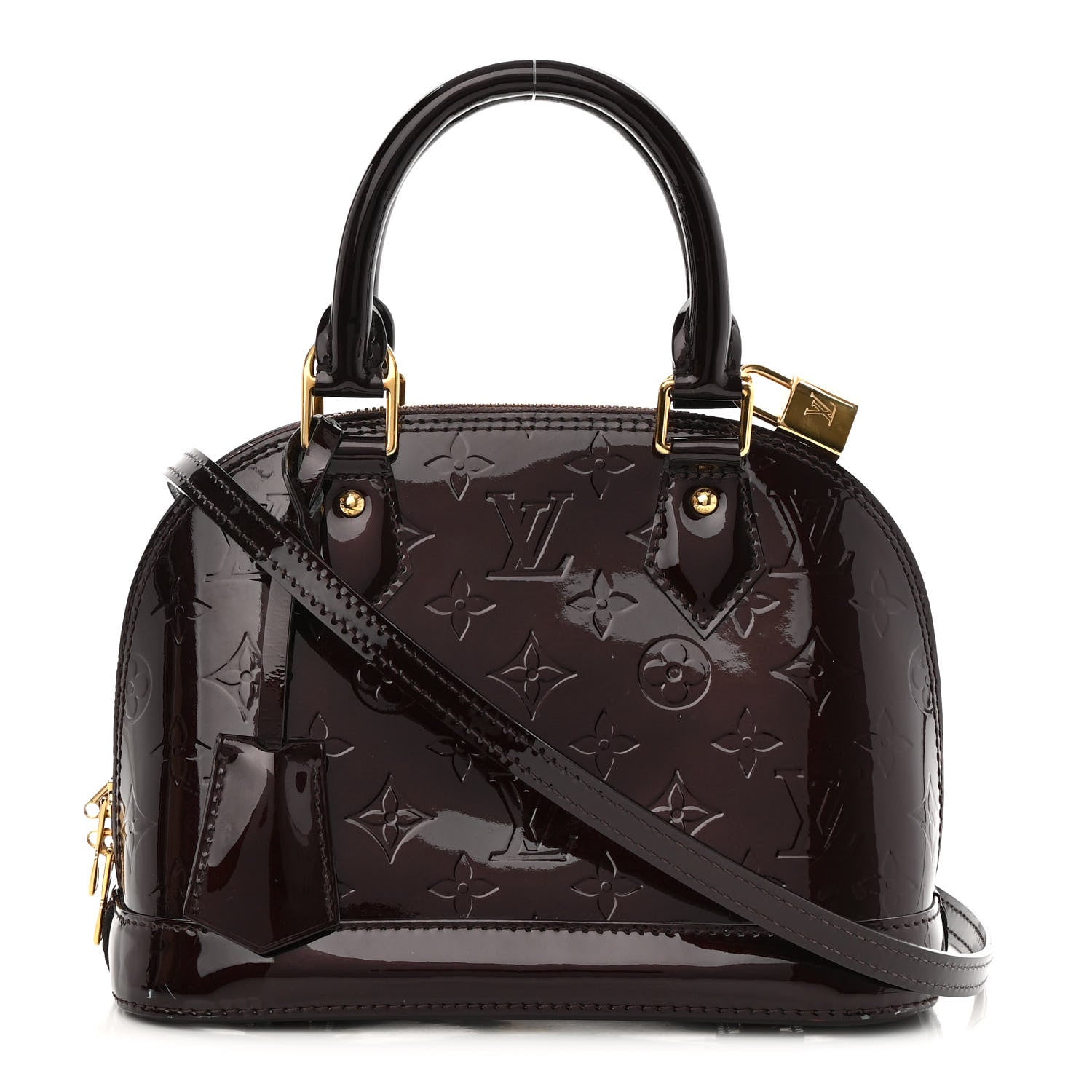 Louis Vuitton Vernis Alma BB Amarante 1 of 15