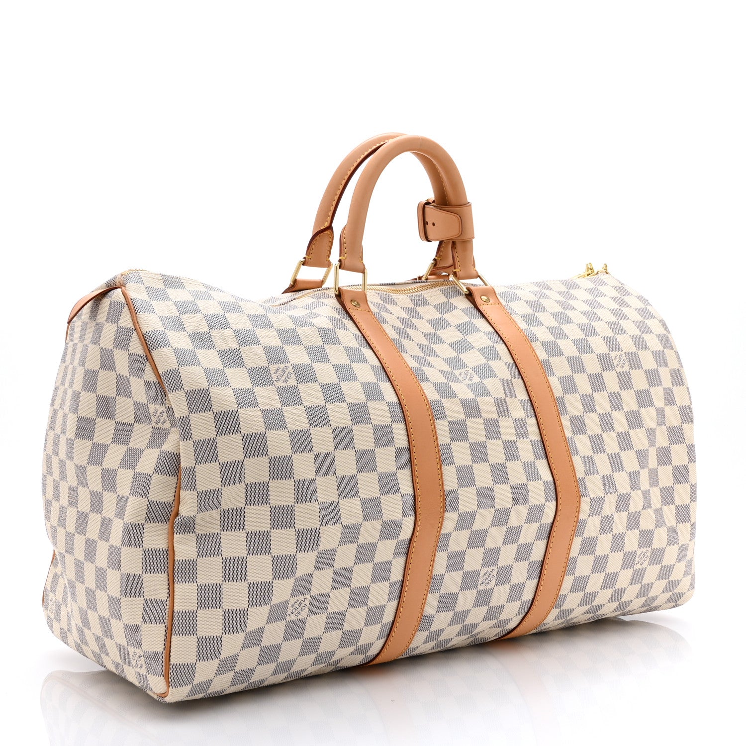 Louis Vuitton Damier Azur Keepall 50 2 of 9