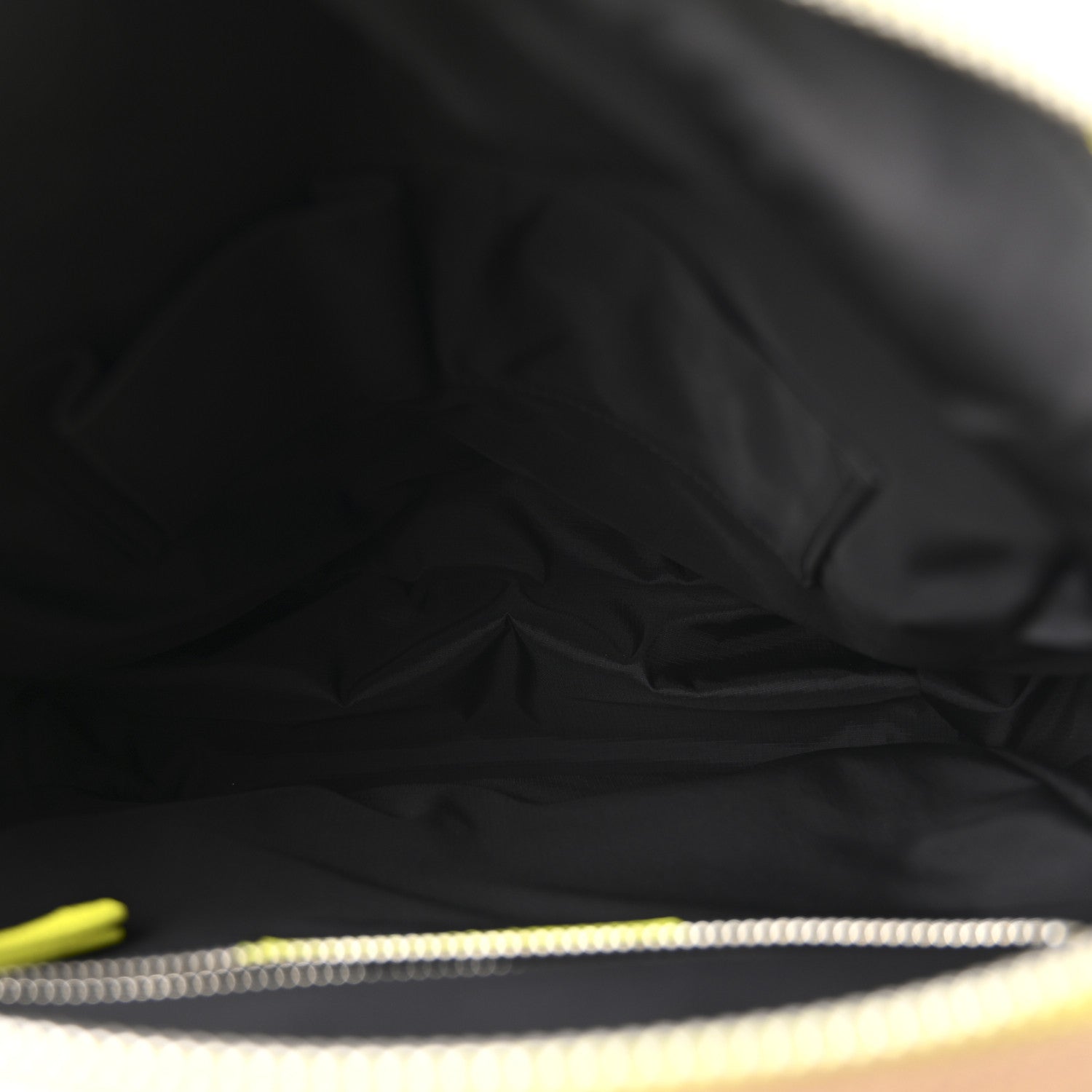 Burberry Jute Calfskin Mega Check Children's Backpack Neon Yellow 5 of 12