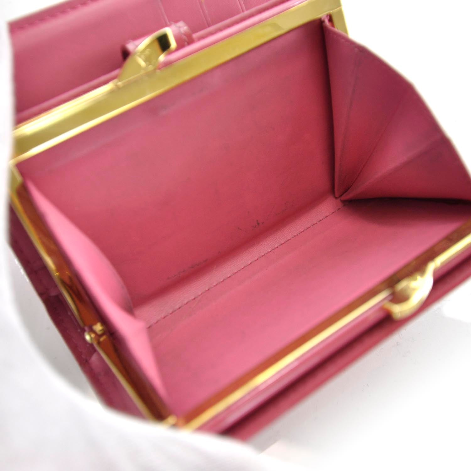 Louis Vuitton Vernis French Purse Framboise 7 of 8