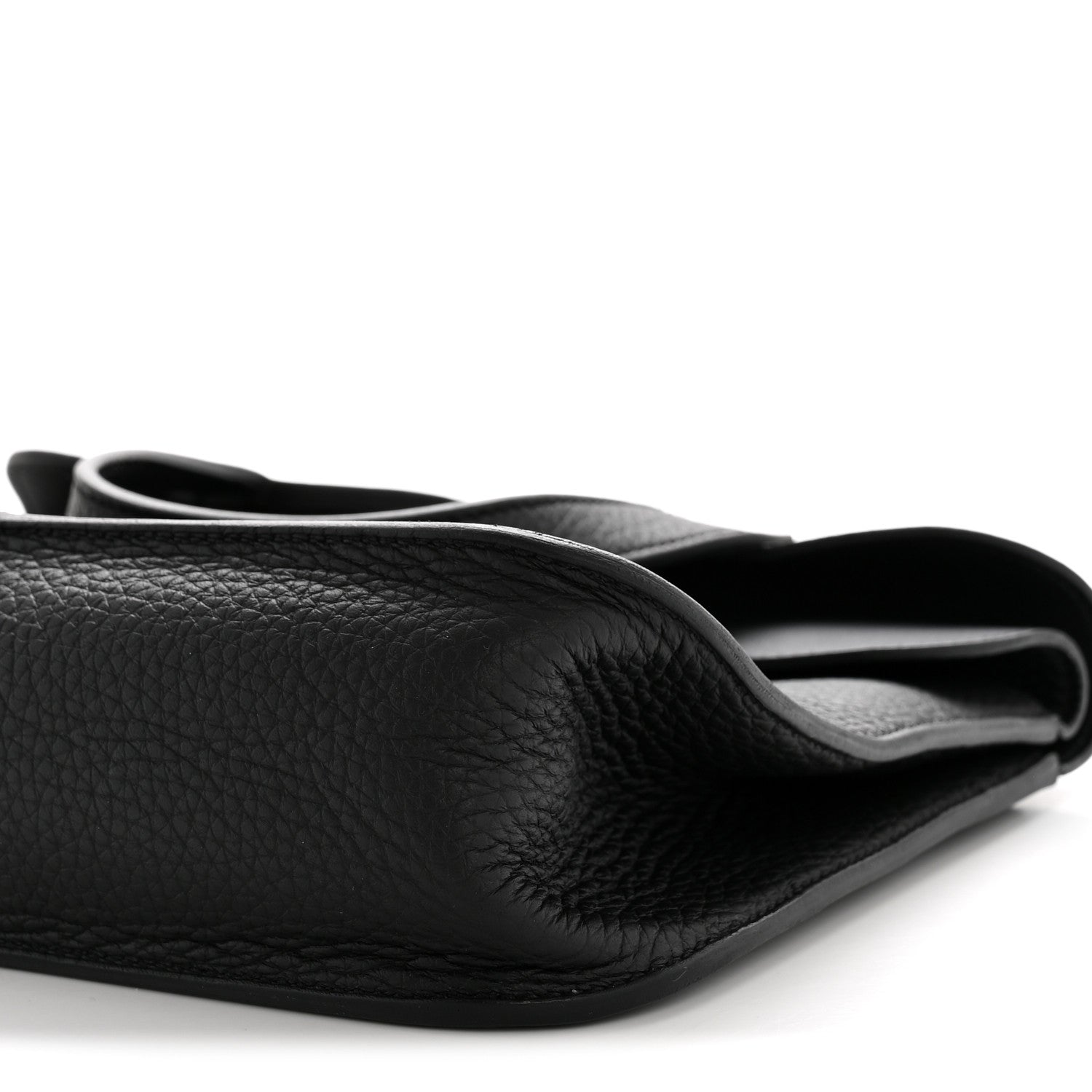 Hermes Taurillon Clemence Halzan 25 Black 10 of 13