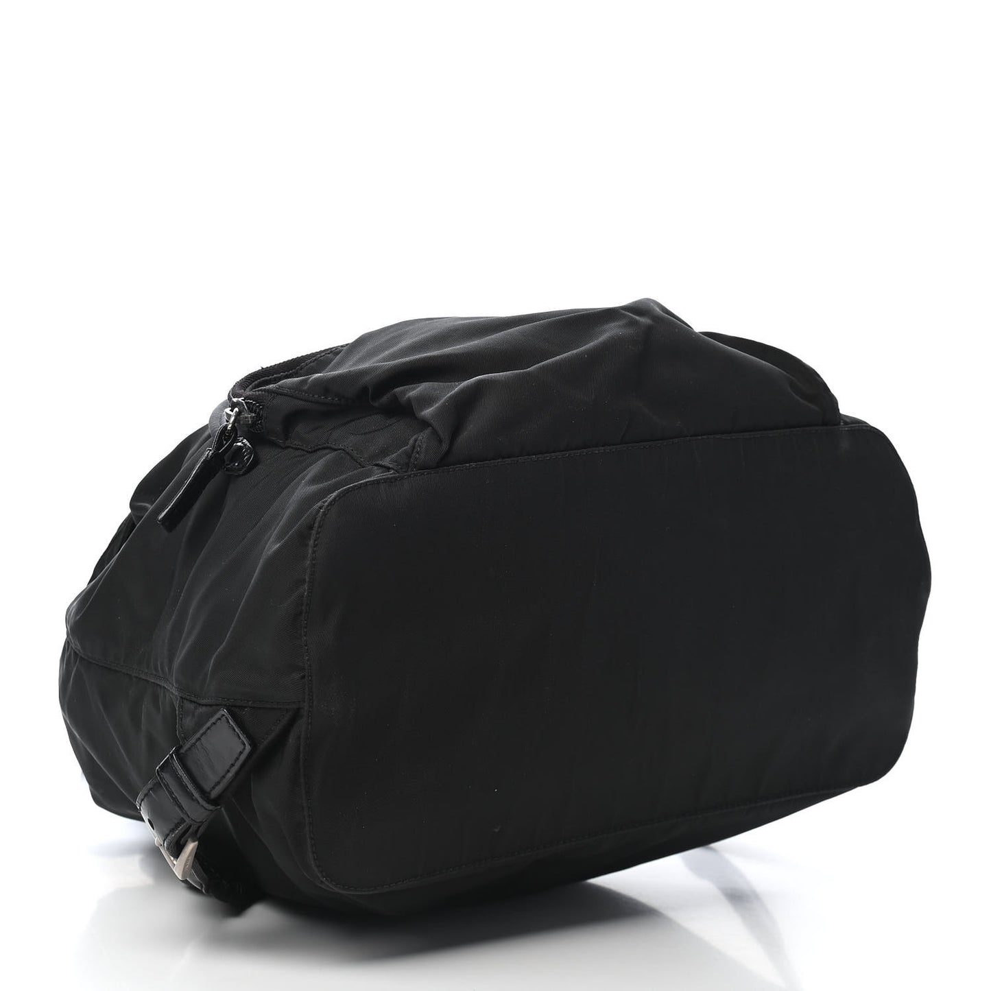 Nylon Vela Medium Cinch Backpack Black