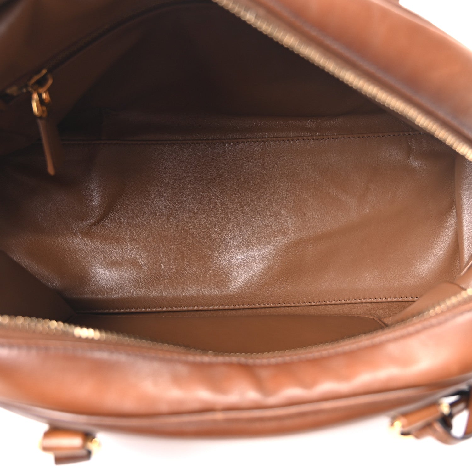 Prada Vitello Old Medium Bowling Bag Cognac 5 of 10