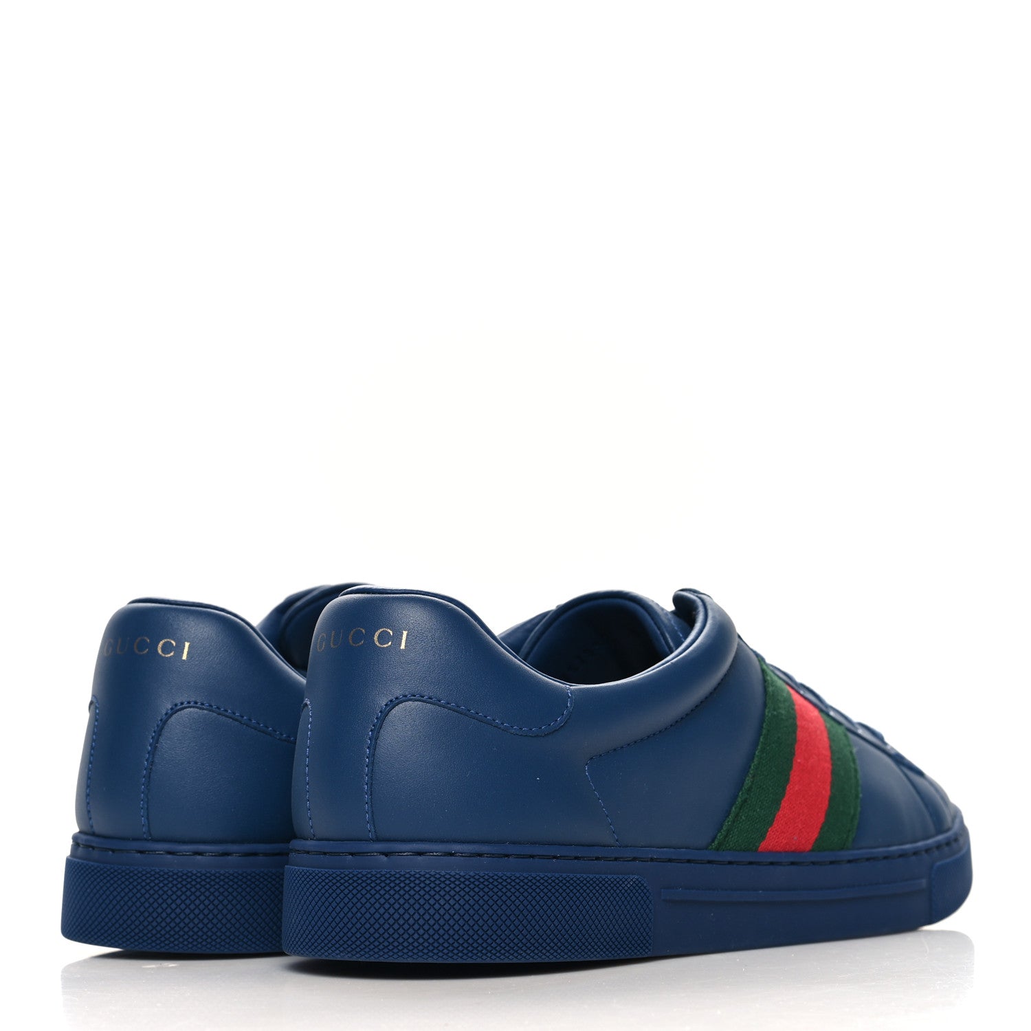 Gucci Ultralight Plume Calfskin Web Mens New Ace Sneakers 9 Royale 5 of 10