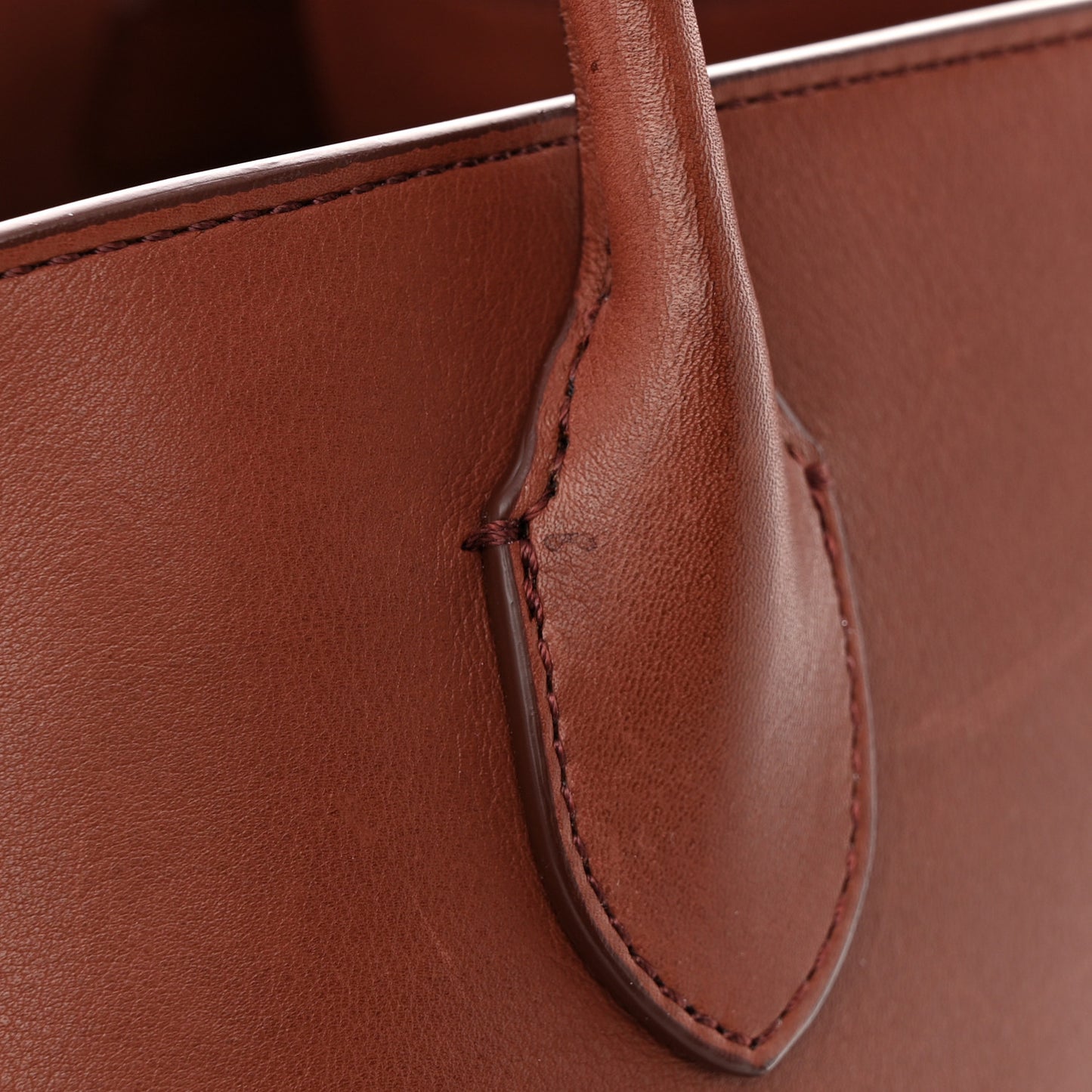 Polished Saddle Calfskin Soft Margaux 15 Cognac