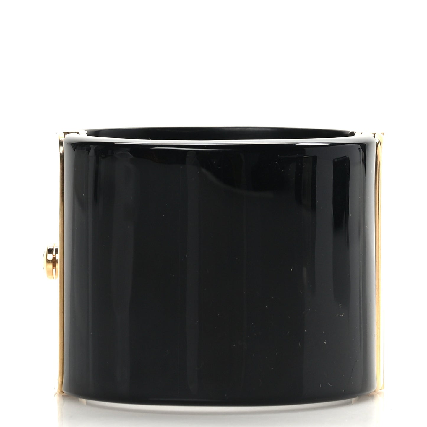 Resin Crystal CC Wide Cuff Black Multicolor