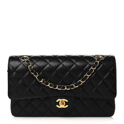 Chanel Caviar Quilted Medium Double Flap Black 1 of 10