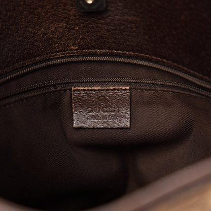 Gucci Monogram Eclipse Messenger Bag Dark Brown 8 of 13