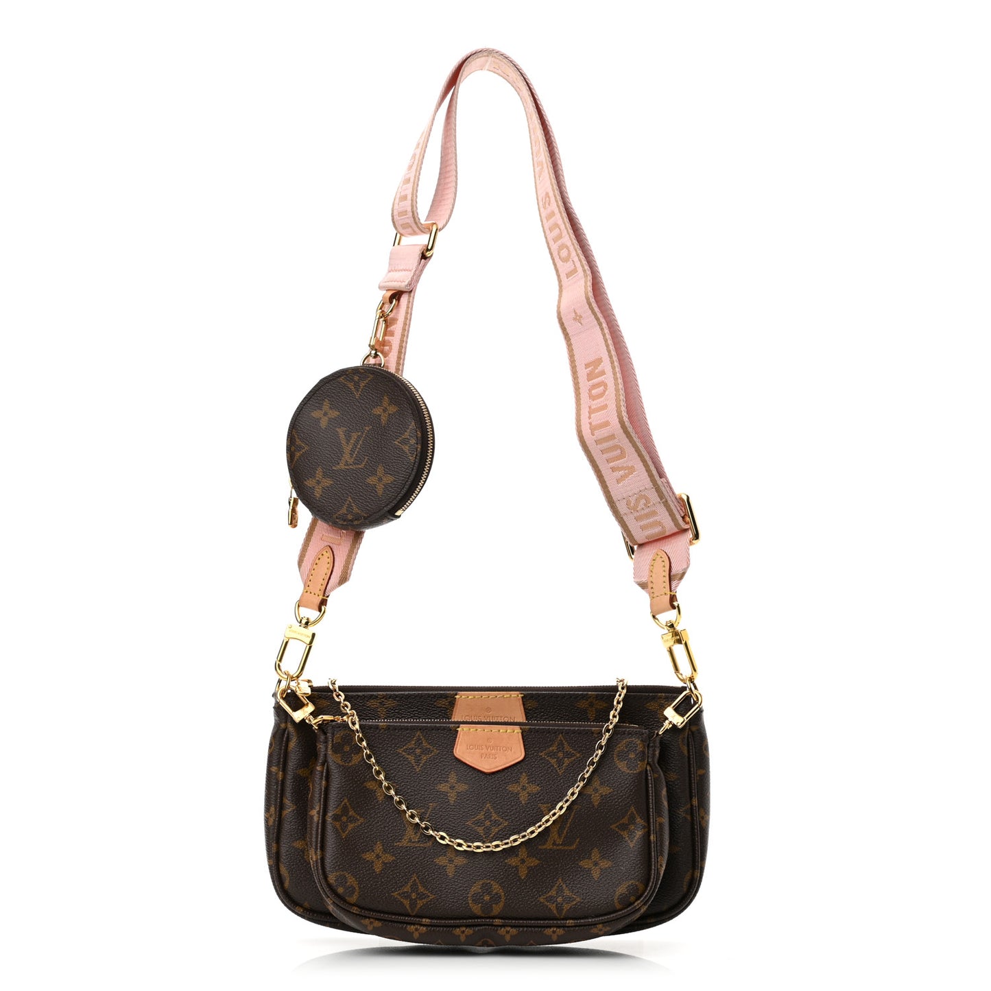 Monogram Multi Pochette Accessories Rose Clair