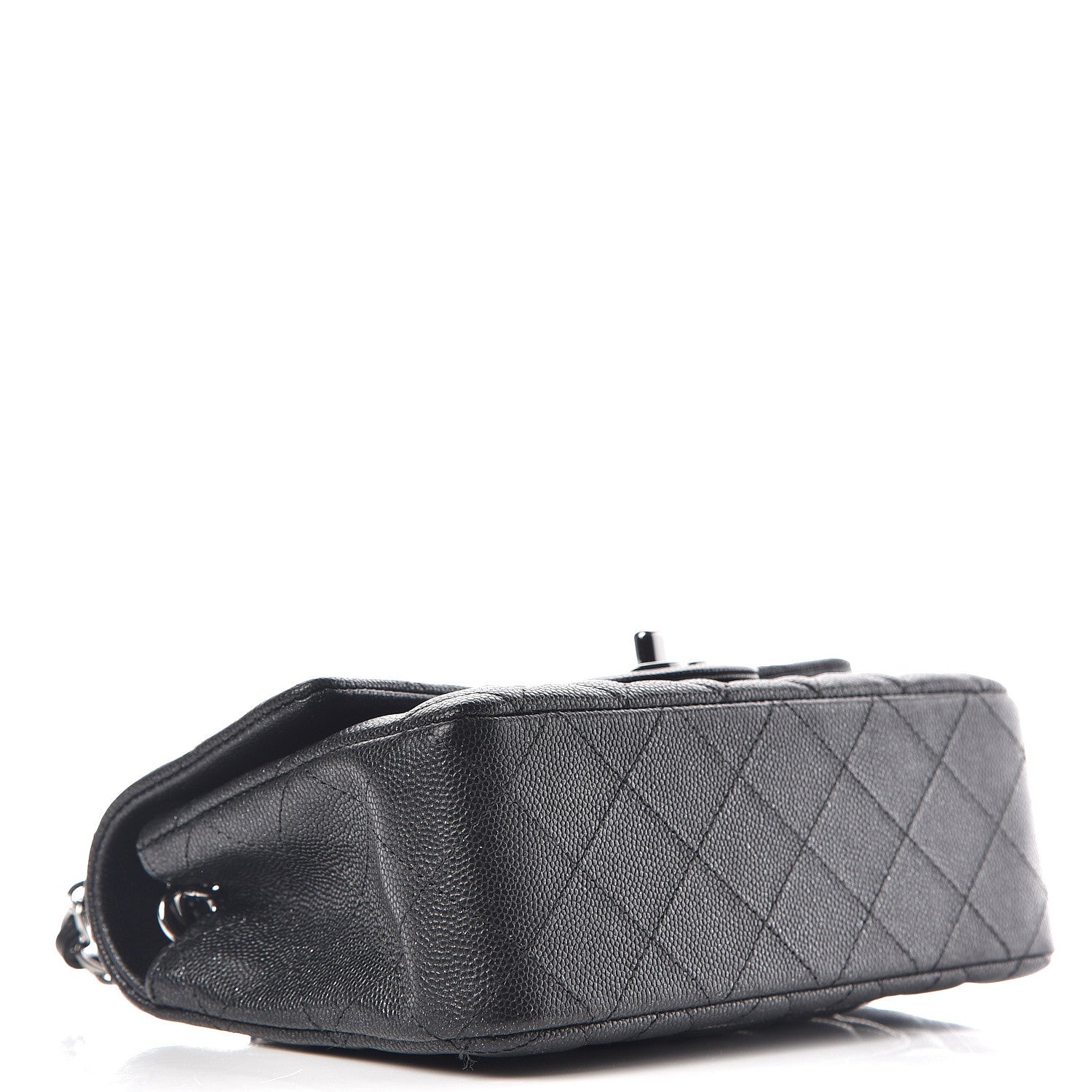 Chanel Iridescent Caviar Quilted Mini Rectangular Flap Black 7 of 9
