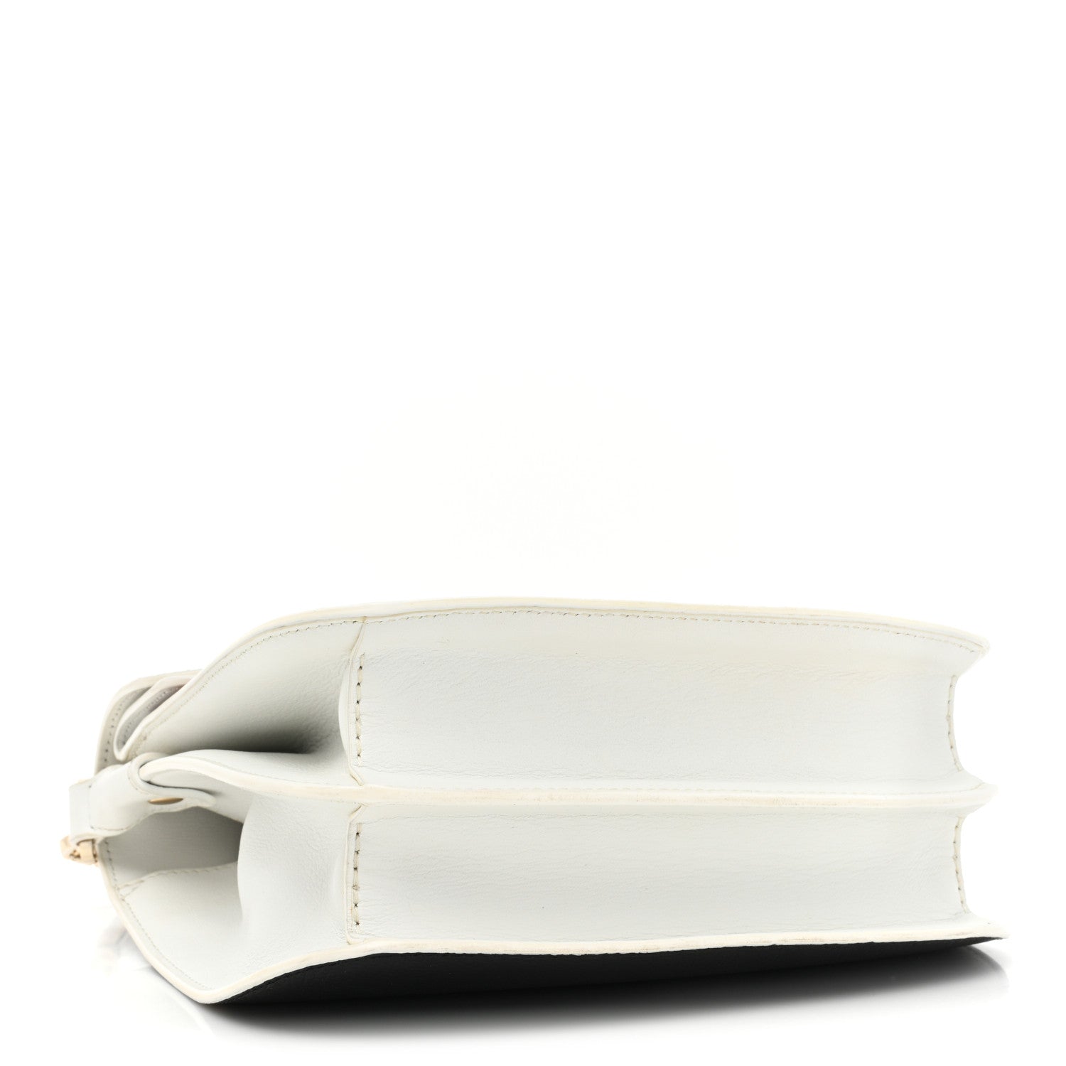 MCM Visetos Calfskin Small Patricia Crossbody Bag Cognac White Black 4 of 16