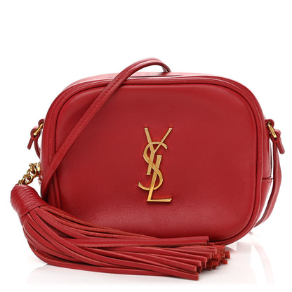 Saint Laurent Nappa Monogram Blogger Bag New Red 1 of 11