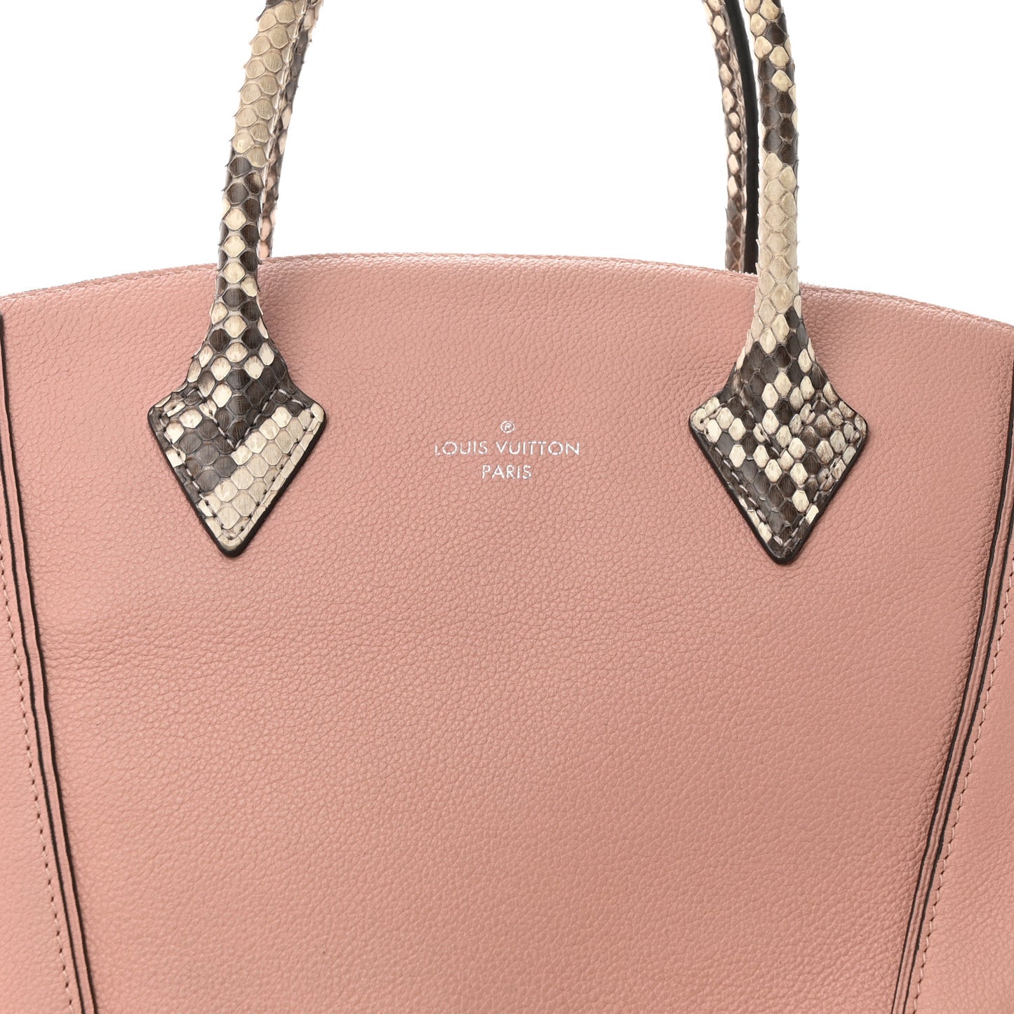 Veau Cachemire Snakeskin Soft Lockit MM Magnolia