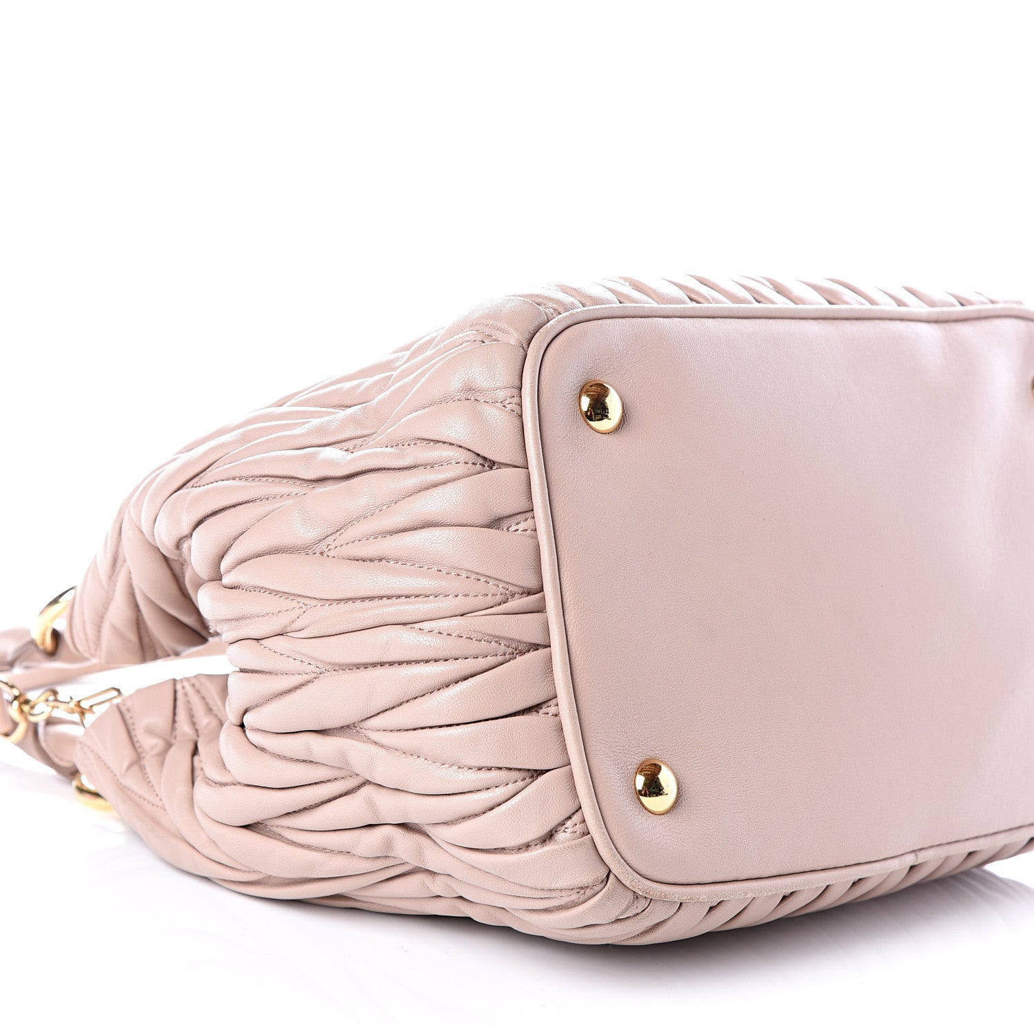 Miu Miu Nappa Matelasse Tote Cammeo 9 of 16