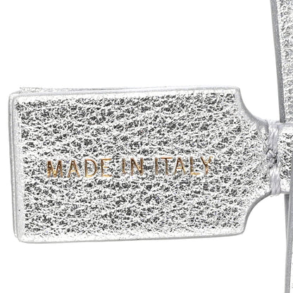 Chanel Metallic Lambskin Mini CC Bag Charm Silvery 3 of 5
