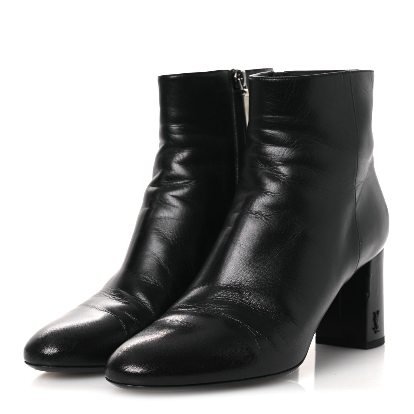 Nappa Vendome Loulou Ankle Zip Boot 39 Black