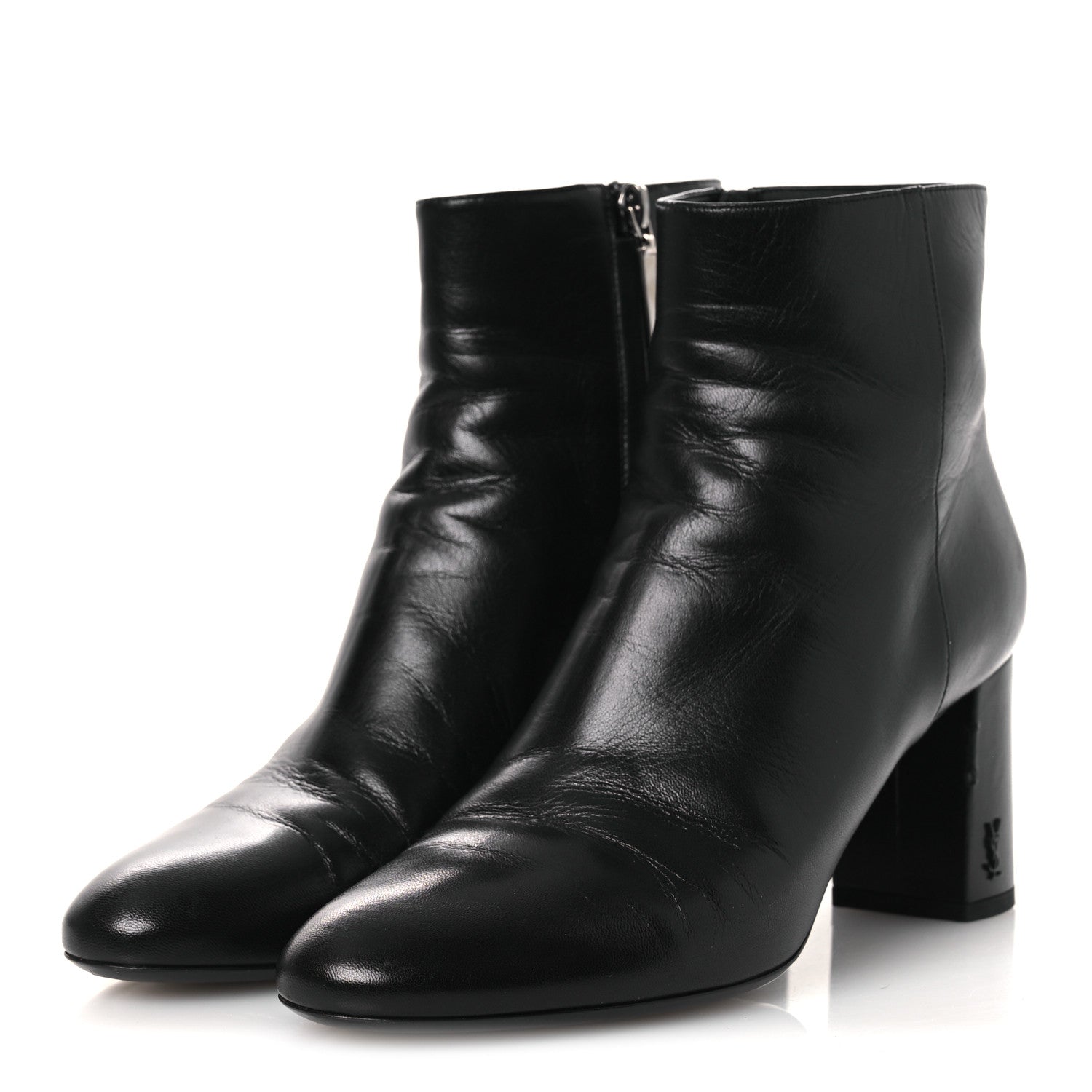 Saint Laurent Nappa Vendome Loulou Ankle Zip Boot 39 Black 4 of 13