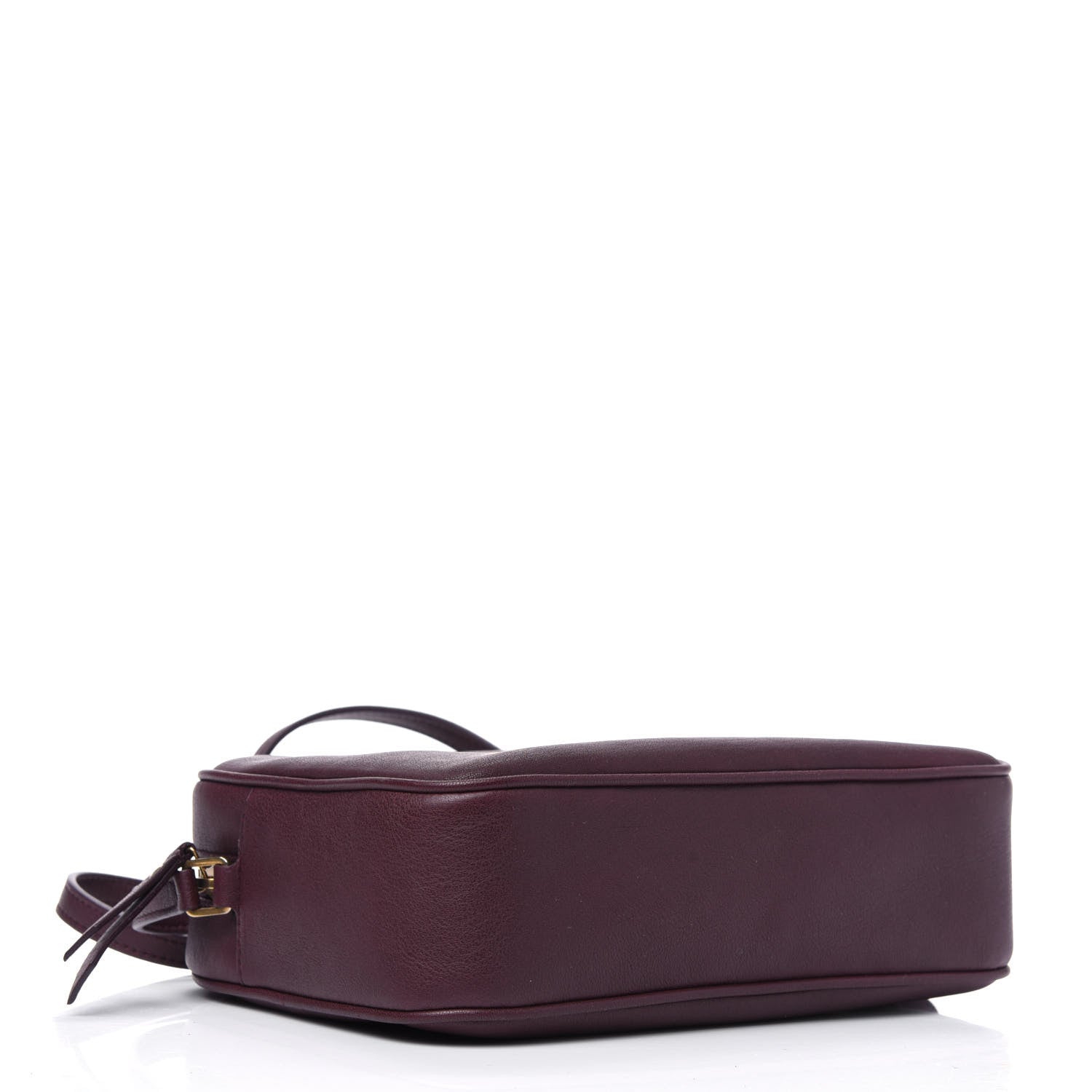 Saint Laurent Lambskin Monogram Lou Camera Bag Burgundy 4 of 14