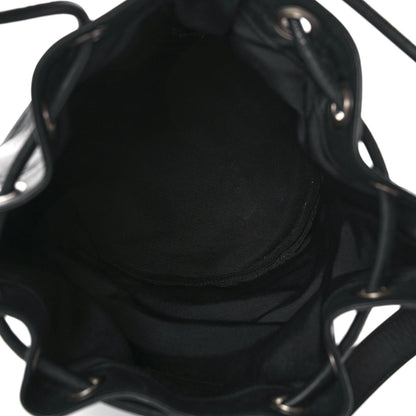 Saint Laurent Calfskin Medium Rider Bucket Bag Black 4 of 14